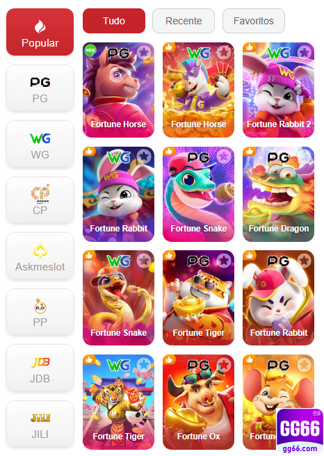 Experiência de Jogos gg66.com